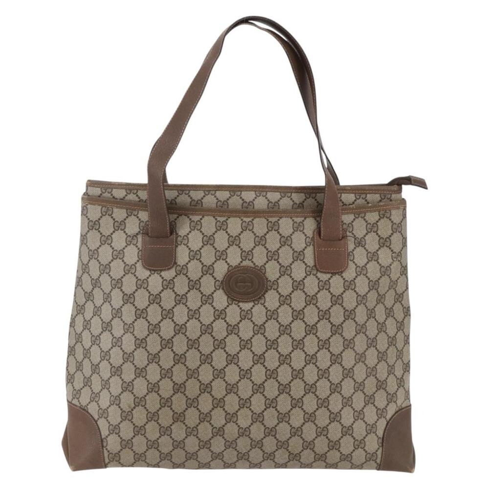 Gucci GG Supreme Tote Bag Beige